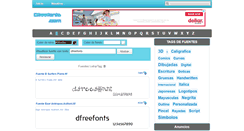 Desktop Screenshot of dfreefonts.com